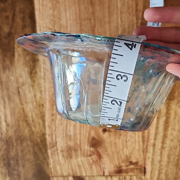 {Peter Crisp} Australia Glass Art Multi-Layer Bowl with Signature - Picture 8 of 11